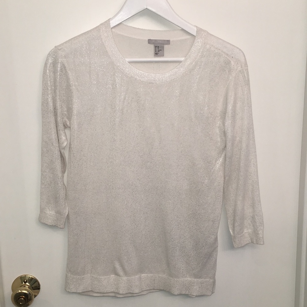 Shimmery H&M sweater